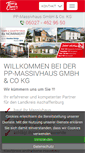 Mobile Screenshot of pp-massivhaus.de